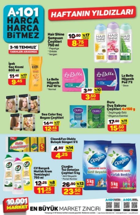 A101 16 Temmuz kataloğu yayınlandı! A101 16 Temmuz kataloğunda neler var? Bu hafta A101 kataloğunda neler var?